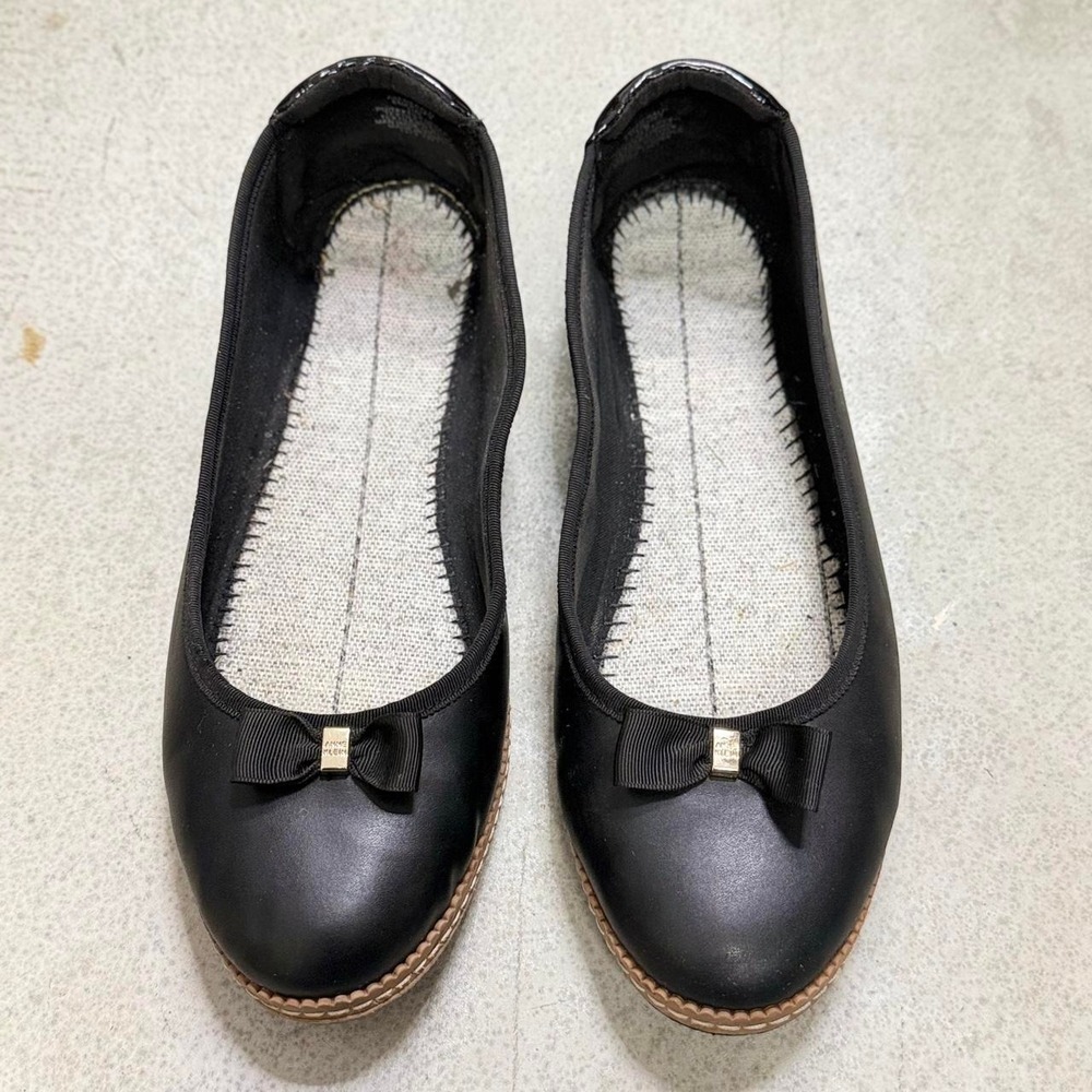 Anne Klein Classic Black Ballet Flats - Size 11